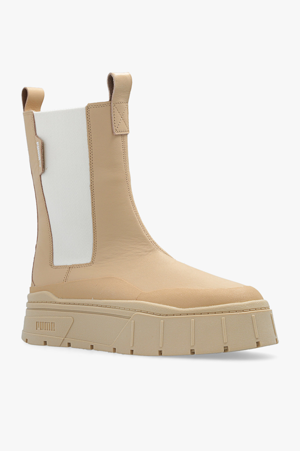 De-iceShops MK - Cream 'Mayze Stack Chelsea Casual Wns' boots Puma